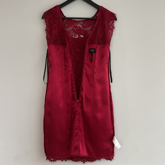 Red lace dress - Picture 9 of 12
